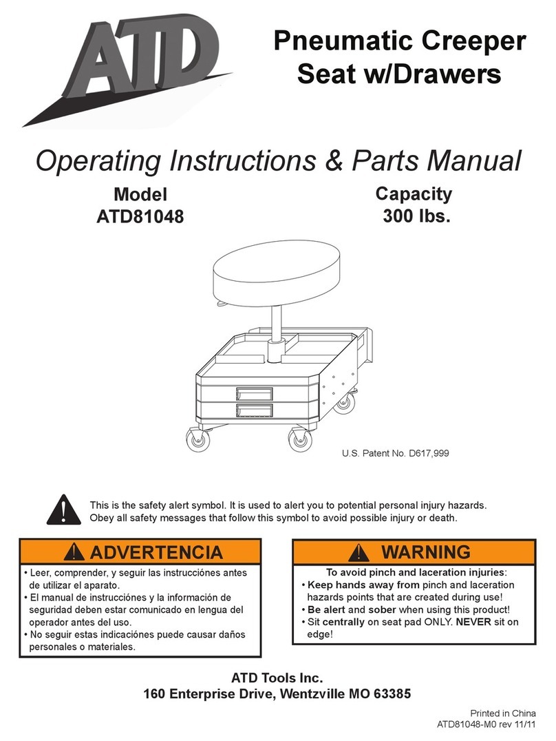 ATD Tools ATD81048 Operating instructions & parts manual ATD Tools ATD81048 Operating instructions & parts manual