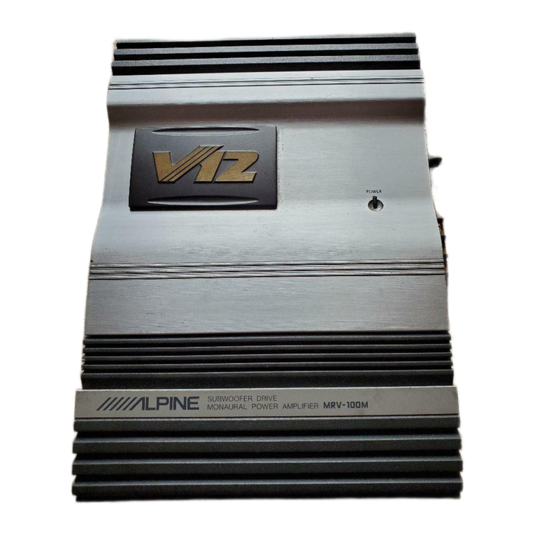 Alpine MRV-100M user manual