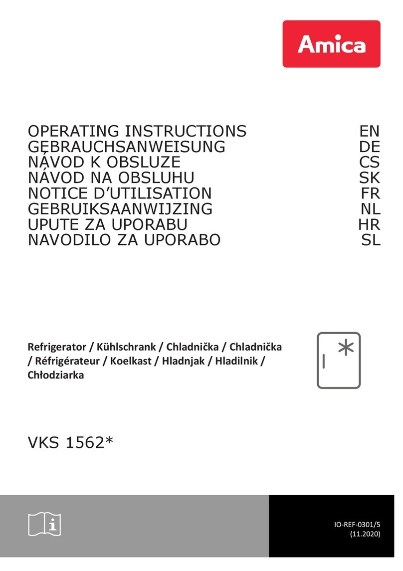 Amica VKS 1562 Series User manual