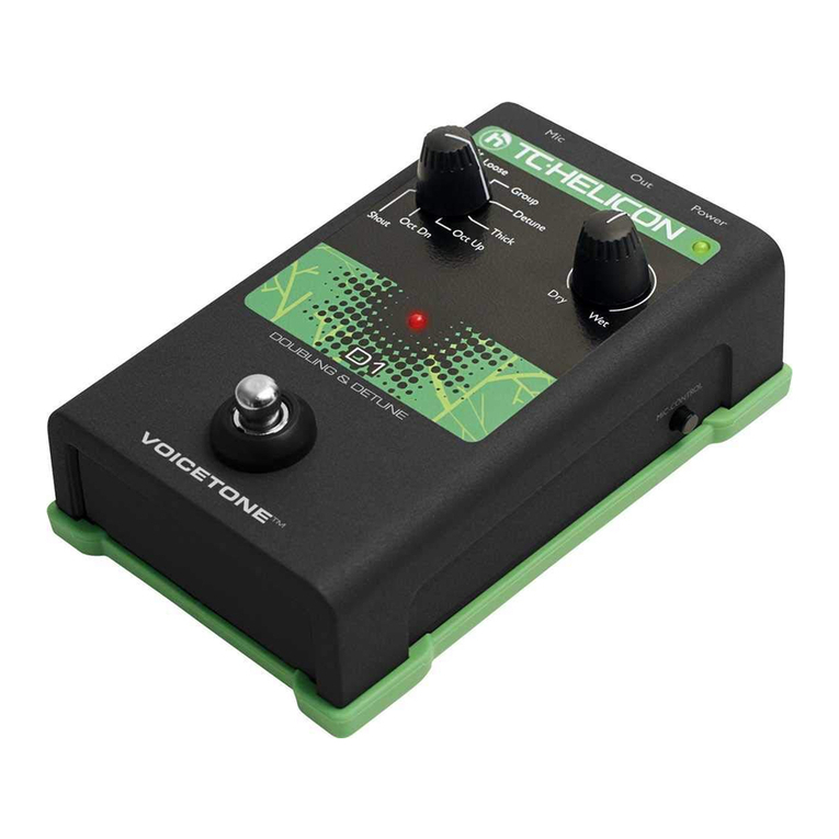TC-Helicon VoiceTone D1 User manual