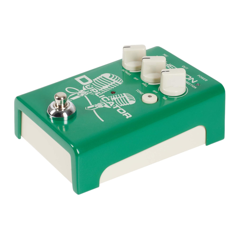 TC-Helicon DUPLICATOR User manual