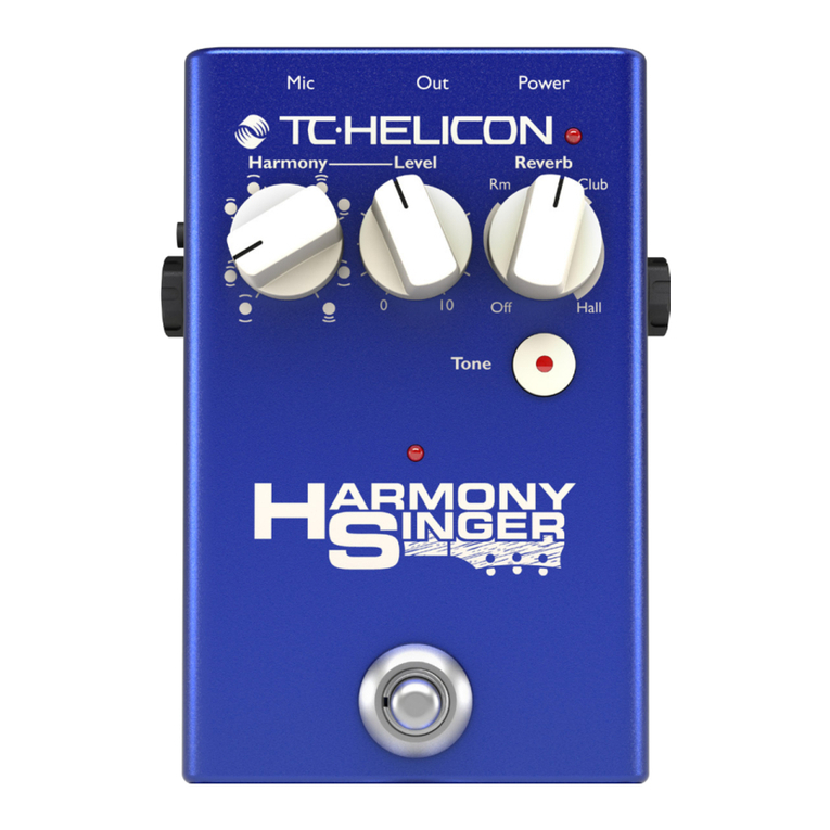 TC-Helicon HARMONY SINGER 2 user manual