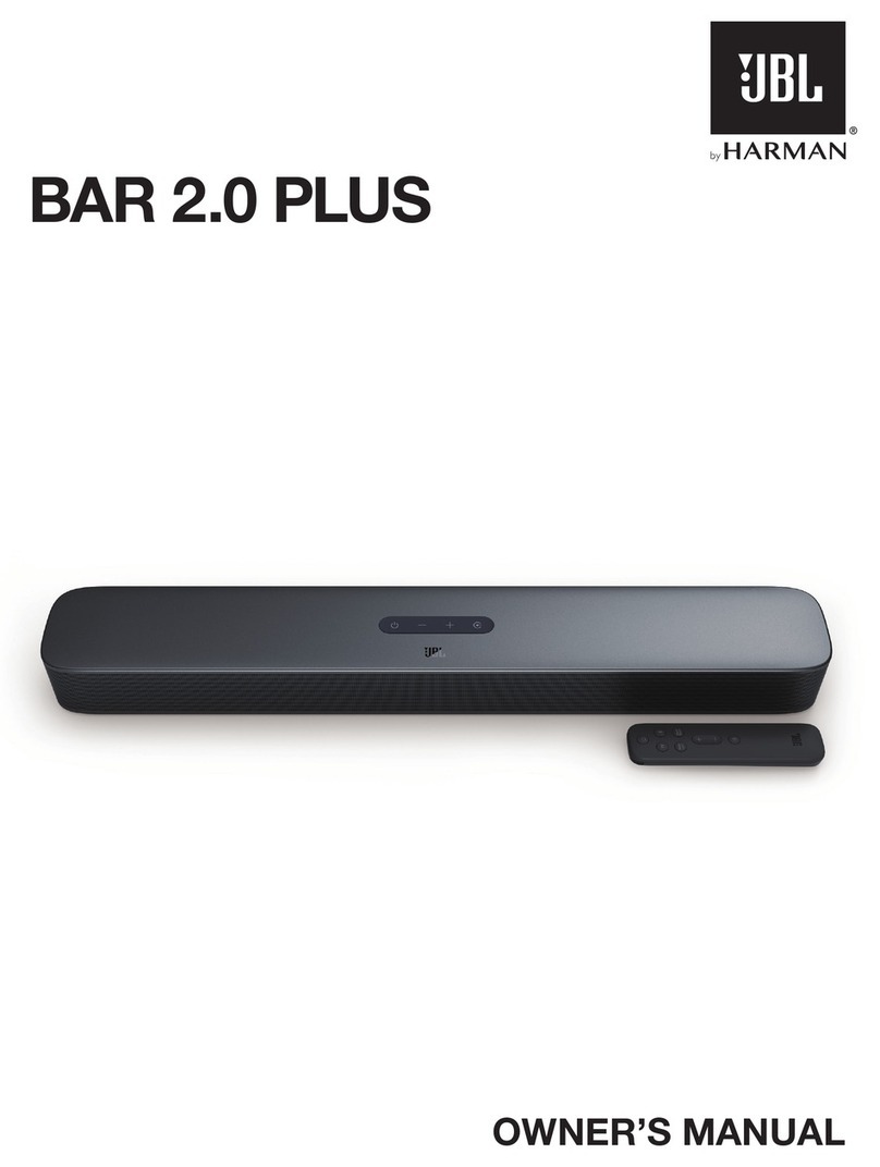 Harman JBL BAR 2.0 PLUS User manual