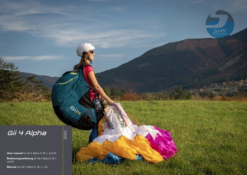 SKY PARAGLIDERS Gii 4 Alpha user manual