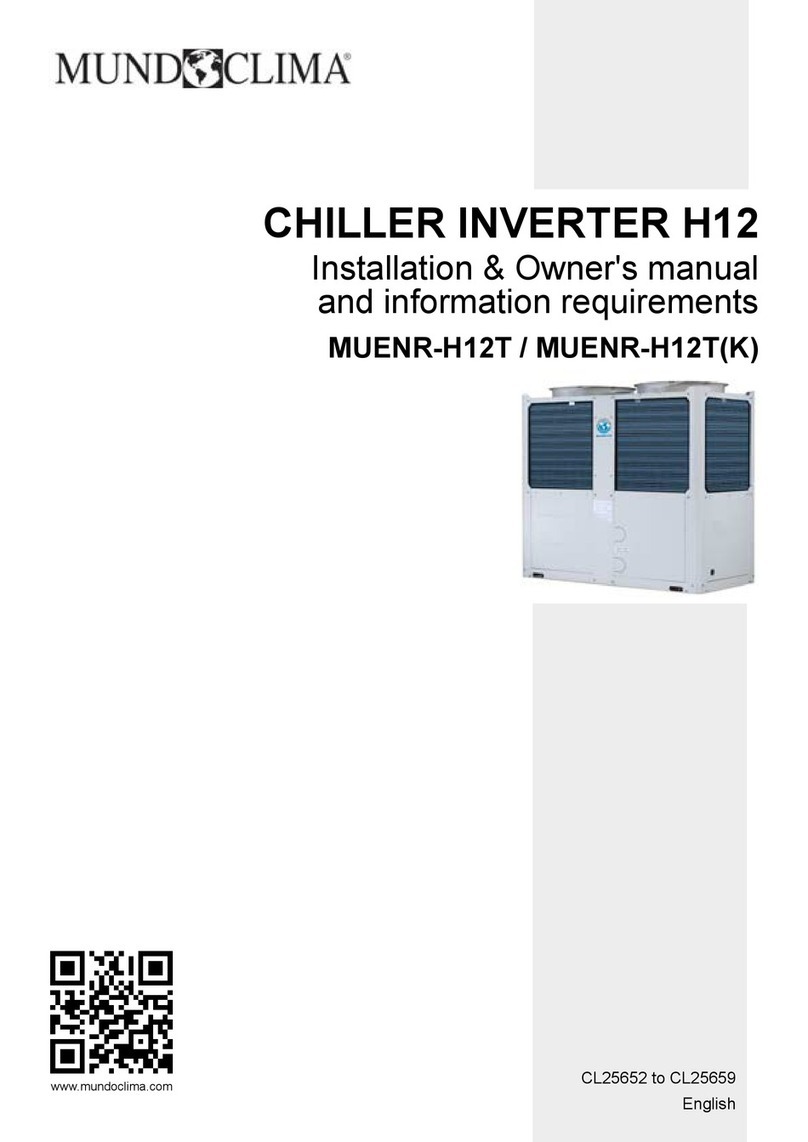 mundoclima H12 Series Operating instructions