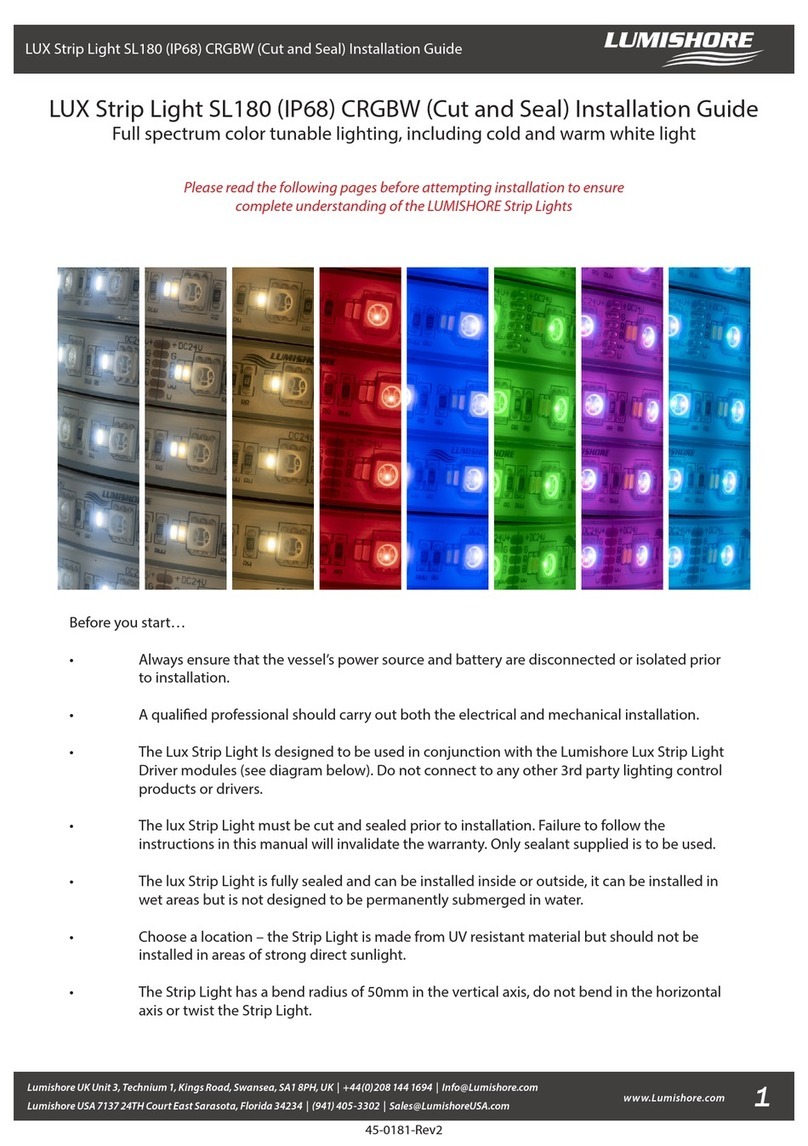 lumishore LUX Strip Light SL180 User manual