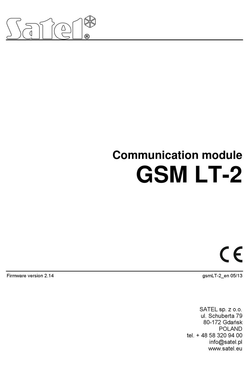 Satel GSM LT-2 User manual