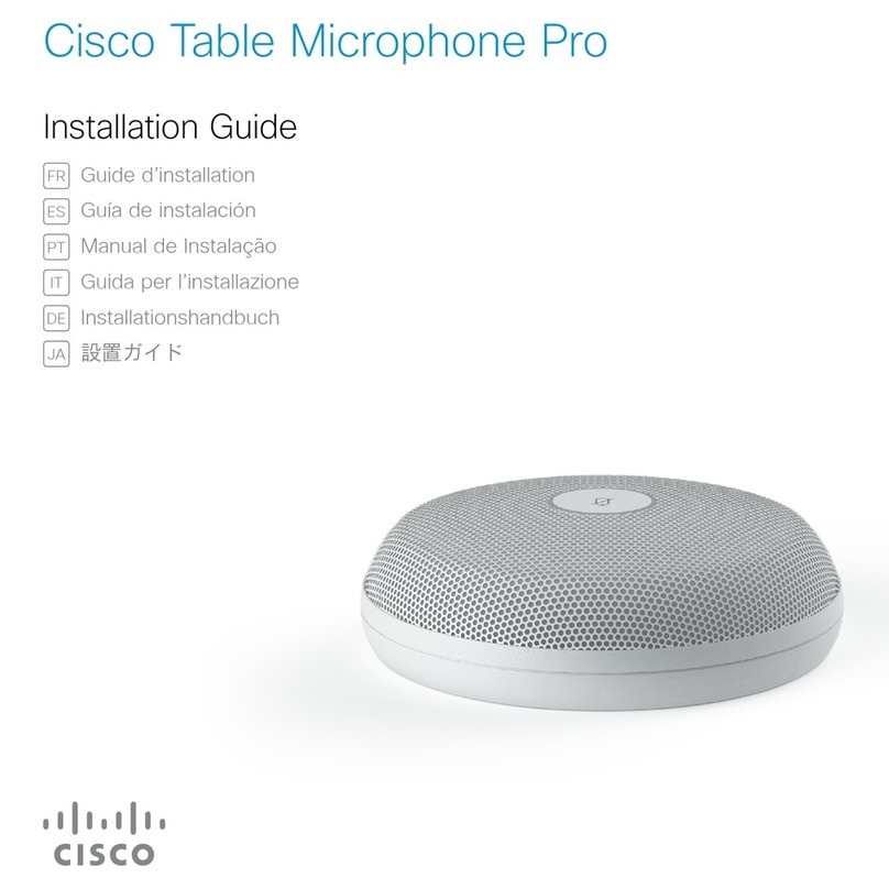 Cisco Table Microphone Pro installation guide