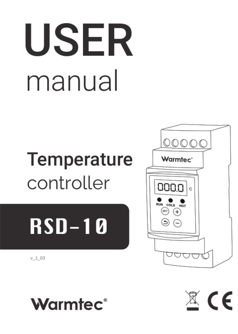 Warmtec RSD-10 User manual