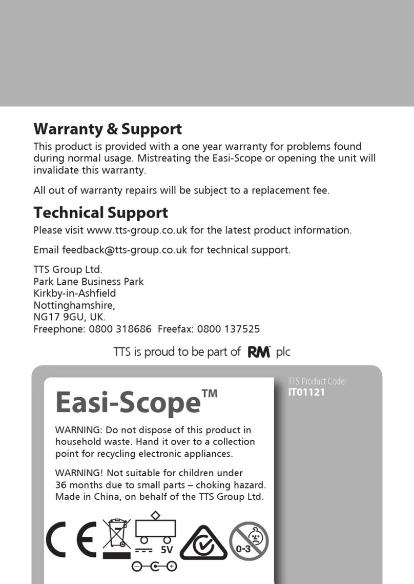 TTS Easi-Scope IT01121 user guide
