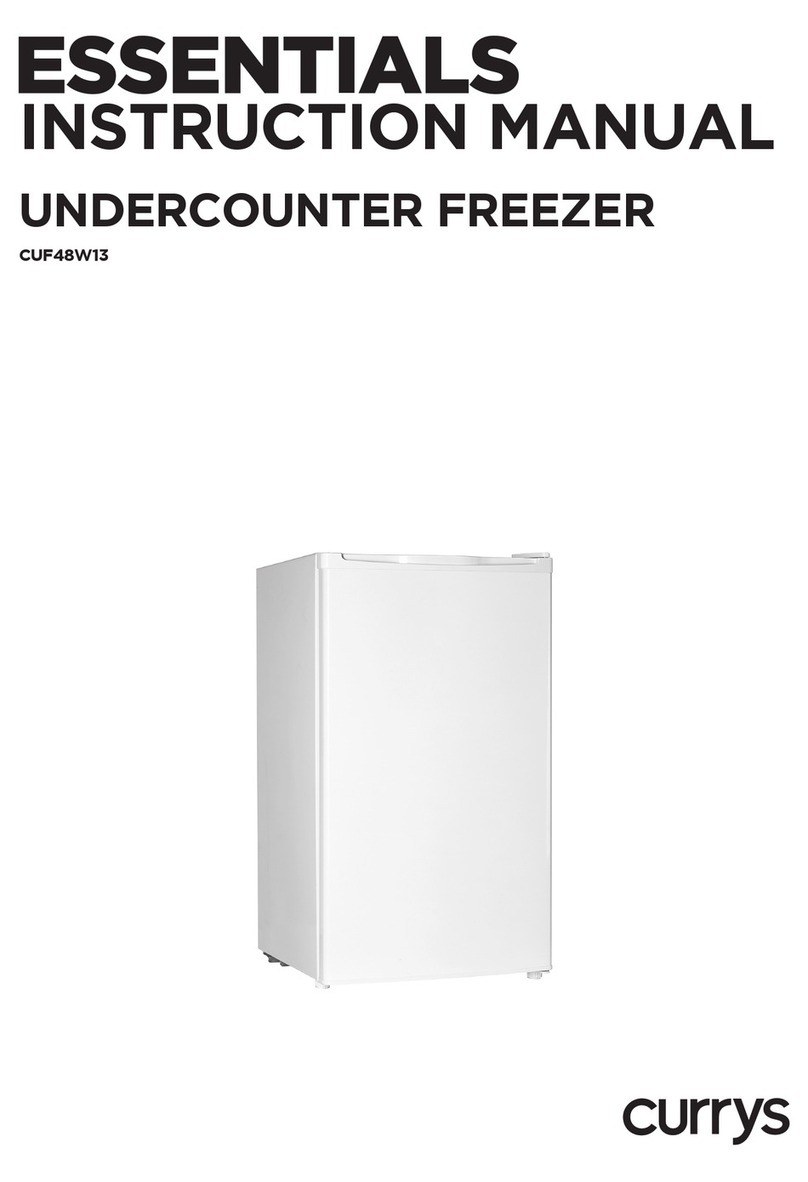 Currys ESSENTIALS CUF48W13 User manual