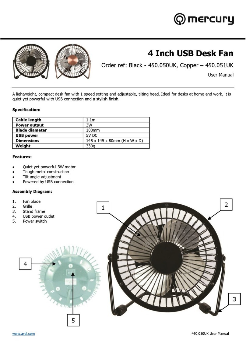 Mercury 450.051UK User manual