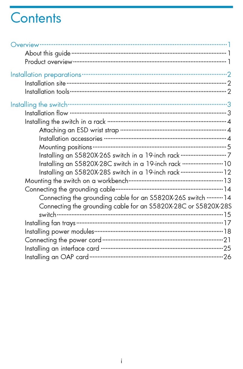 H3C S5820X-28C User manual H3C S5820X-28C User manual