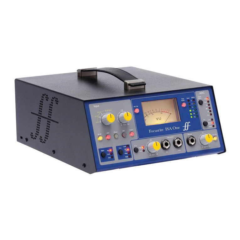 Focusrite ISA One user manual
