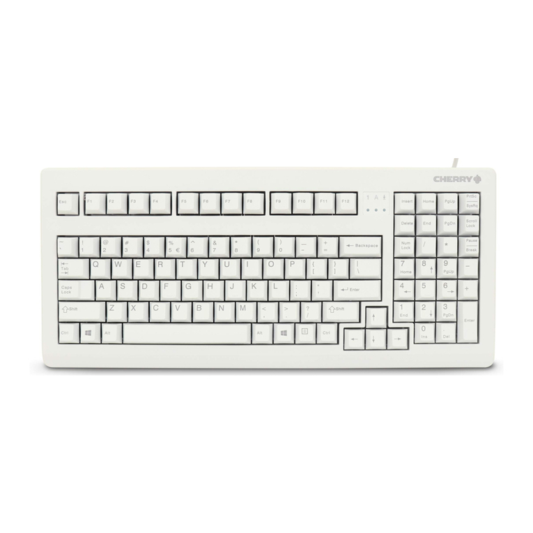 Cherry MX 1800 User manual