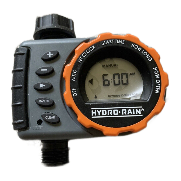 HYDRO-RAIN HRC 980 User manual