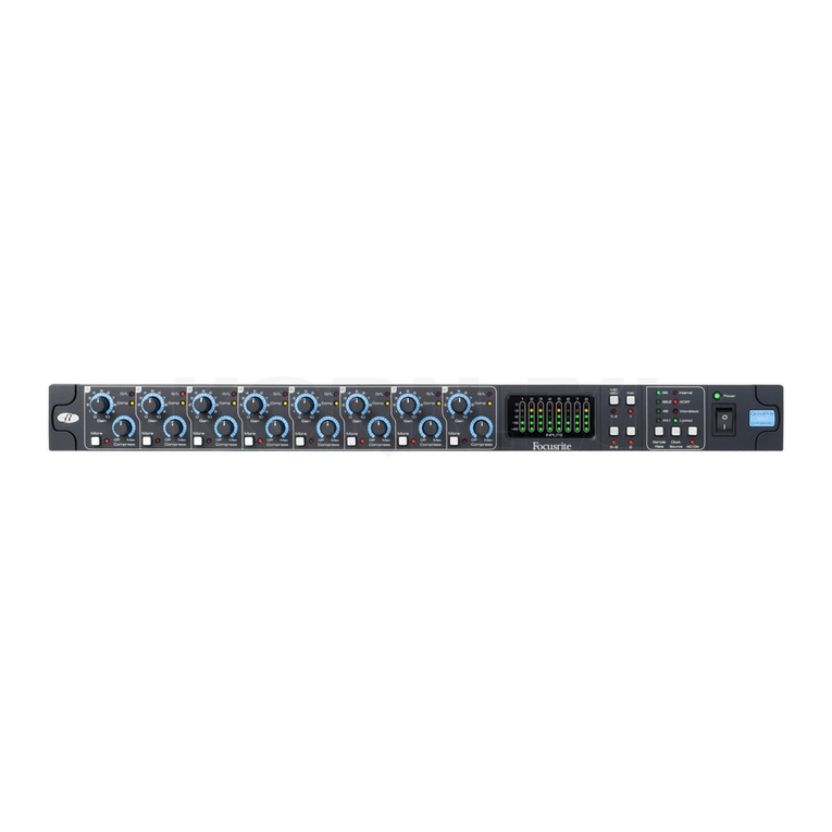 Focusrite OctoPre MkII Dynamic User manual