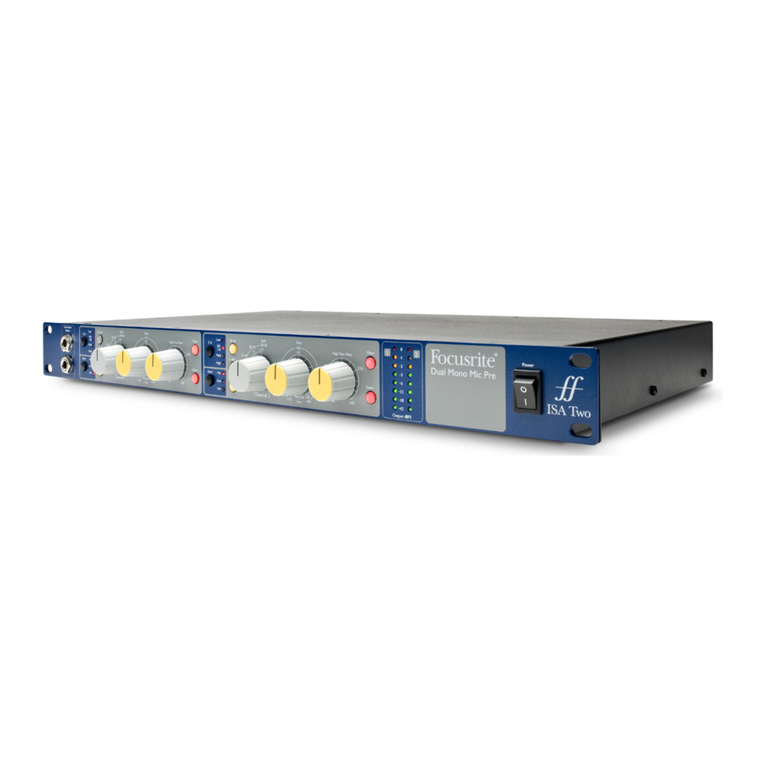 Focusrite ISA TWO User manual
