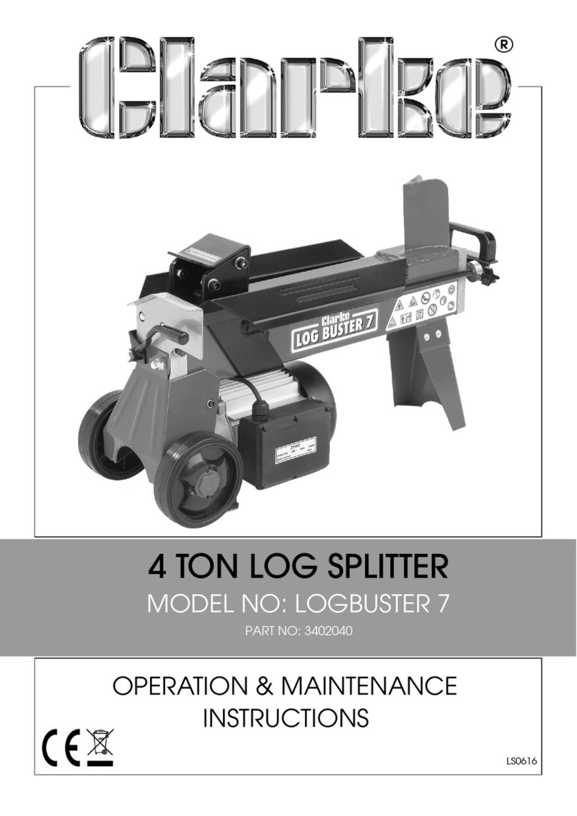 Clarke LOGBUSTER 7 Operation & maintenance instructions Clarke LOGBUSTER 7 Operation & maintenance instructions
