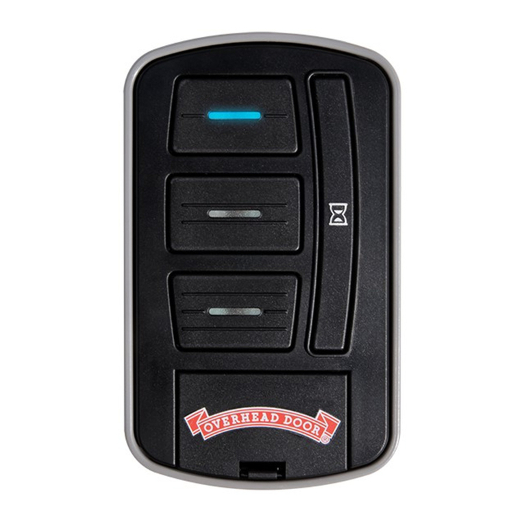 Overhead door Universal Wireless Console user manual Overhead door Universal Wireless Console user manual