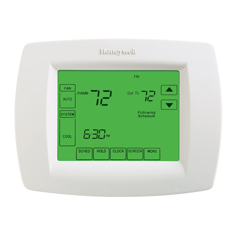 Honeywell VisionPRO TH8000 Series User manual