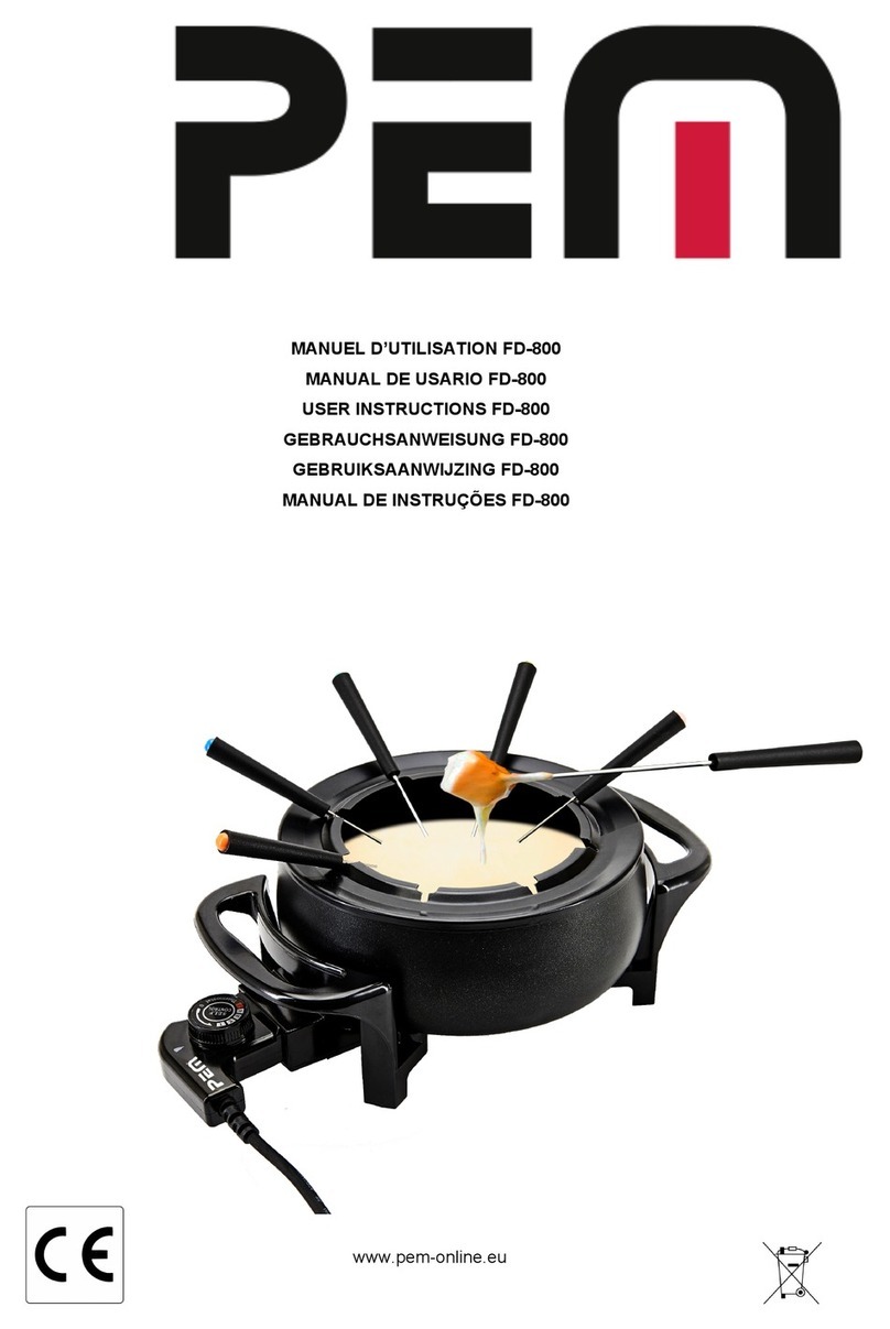 PEM FD-800 User instructions