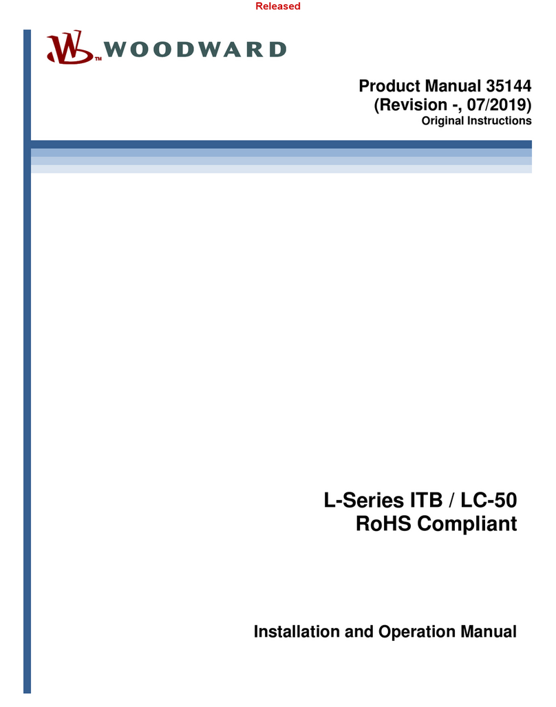 Woodward L-Series User manual