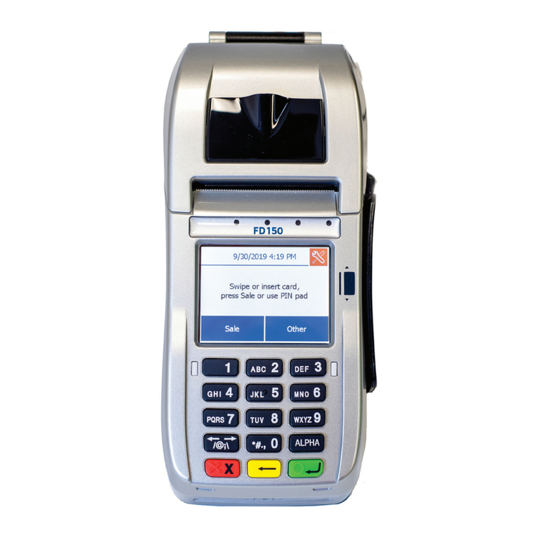 First Data FD 150 User manual