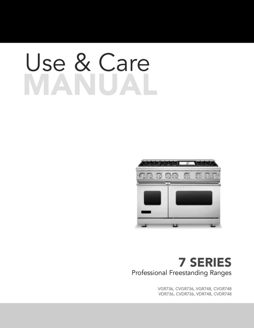 Viking Range VGR736 User manual