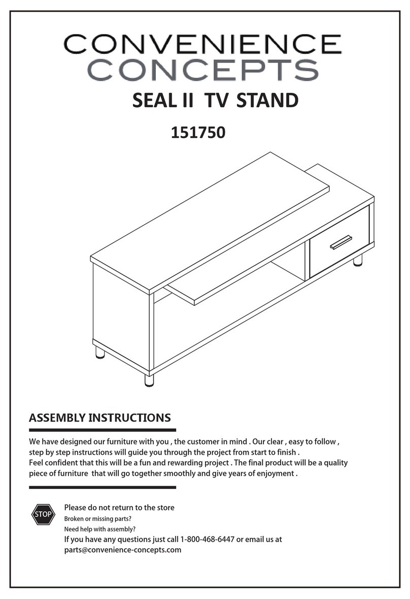 convenience concepts SEAL II 151750 Assembly instructions