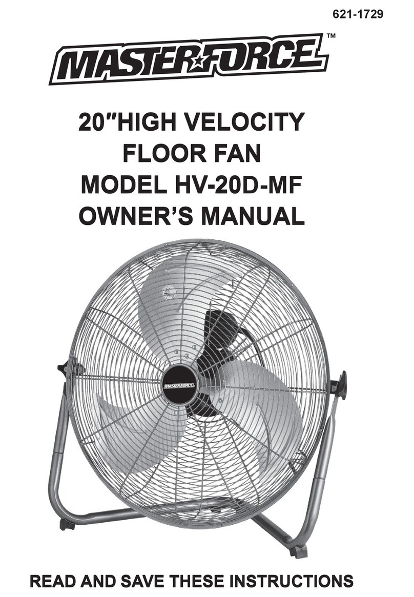 MasterForce HV-20D-MF User manual
