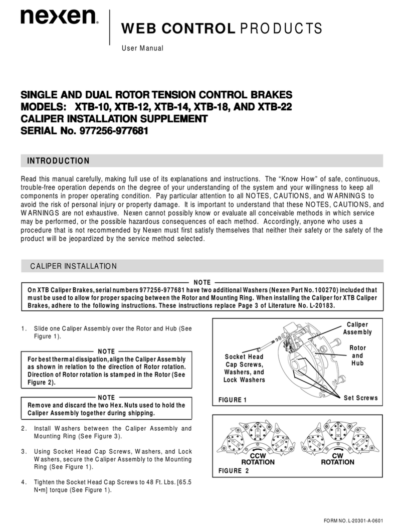 Nexen XTB-10 user manual