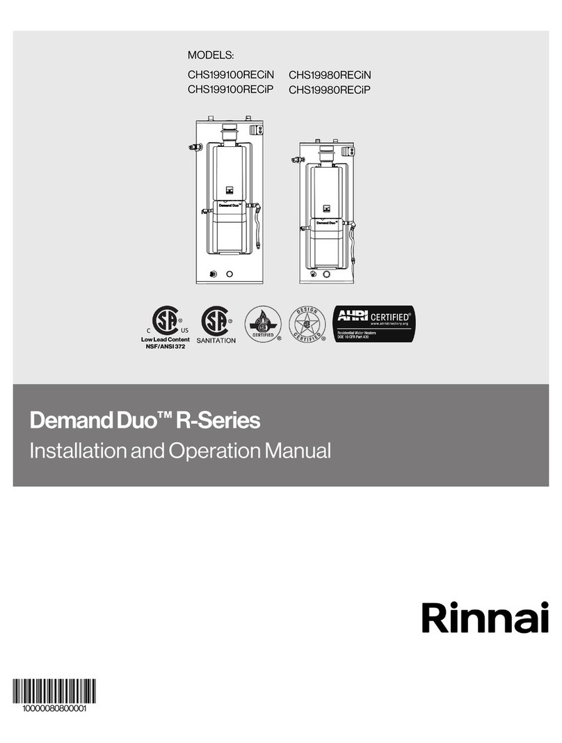 Rinnai Demand Duo R Series Installation and operation manual