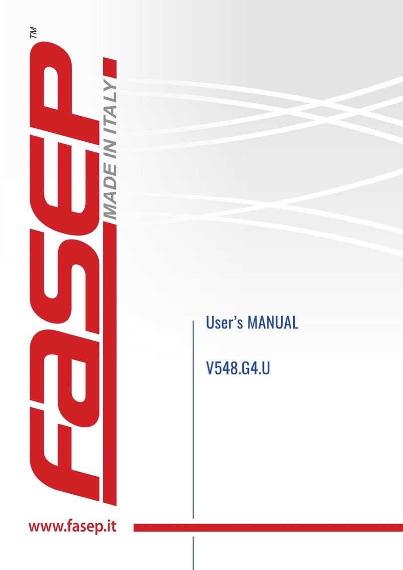 Fasep V548.G4.U User manual Fasep V548.G4.U User manual