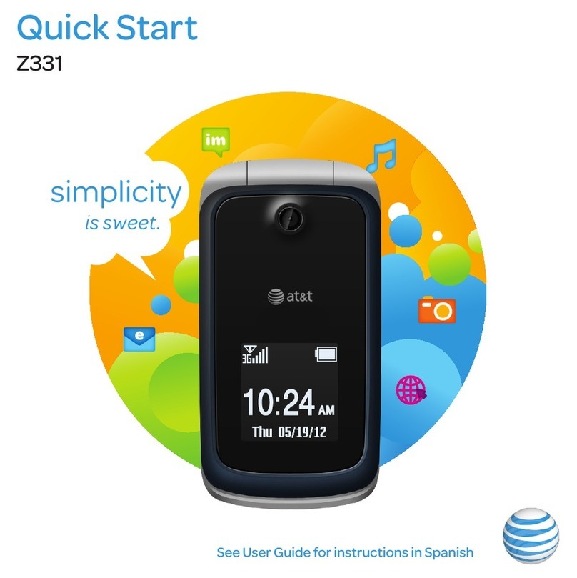 AT&T Z331 User manual