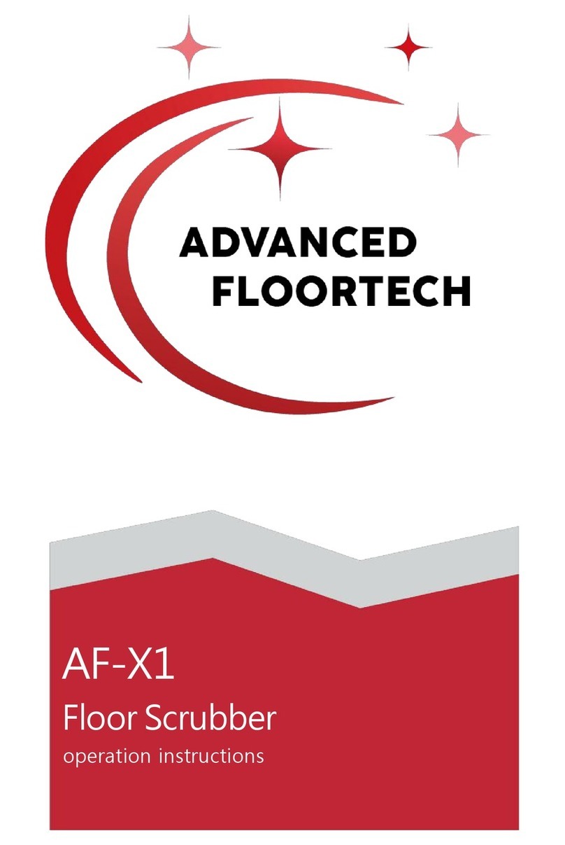 ADVANCED FLOORTECH AF-X1 Operation instructions