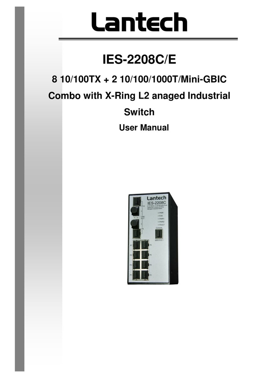 Lantech IES-2208C User manual Lantech IES-2208C User manual
