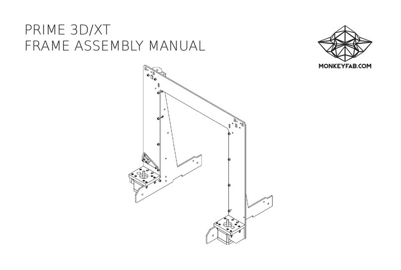 MONKEYFAB PRIME 3D/XT EXTRUDER Assembly manual