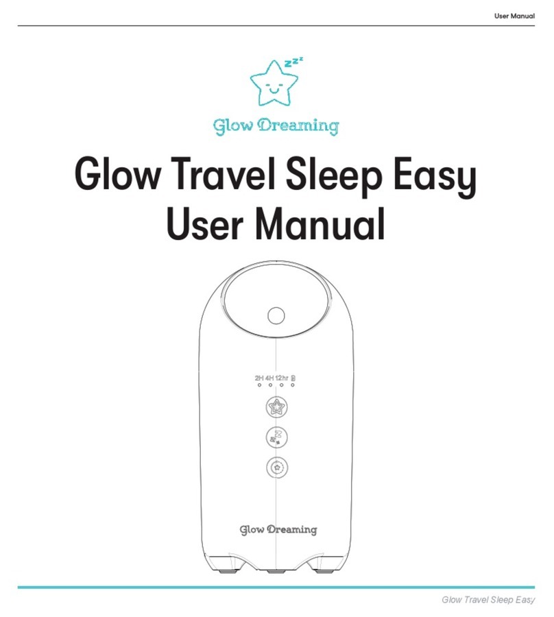 Glow Dreaming Glow Travel Sleep Easy user manual