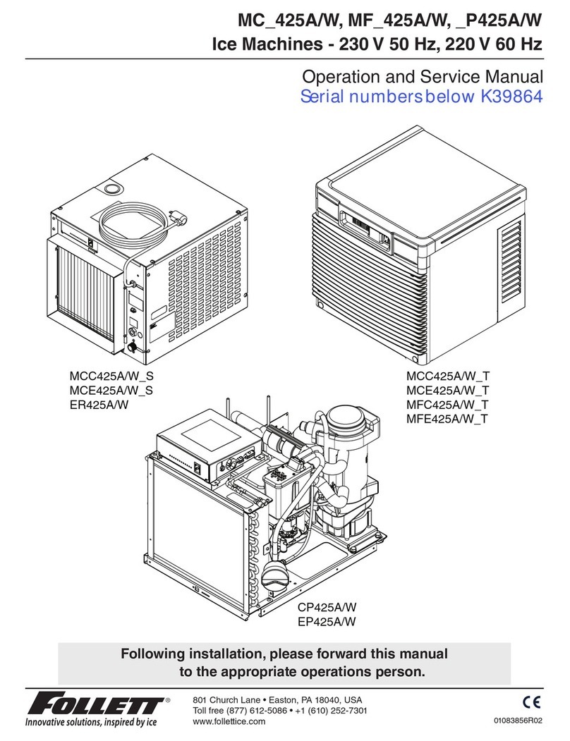Follett Maestro Plus MCC425A BS Operation manual