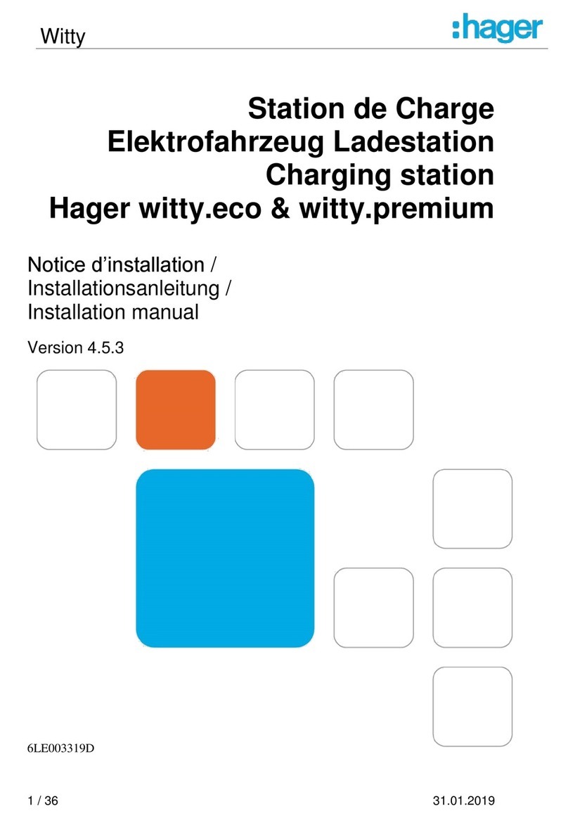 hager XEV202 installation manual