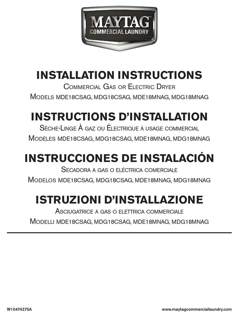 Maytag MDE18CSAG User manual Maytag MDE18CSAG User manual