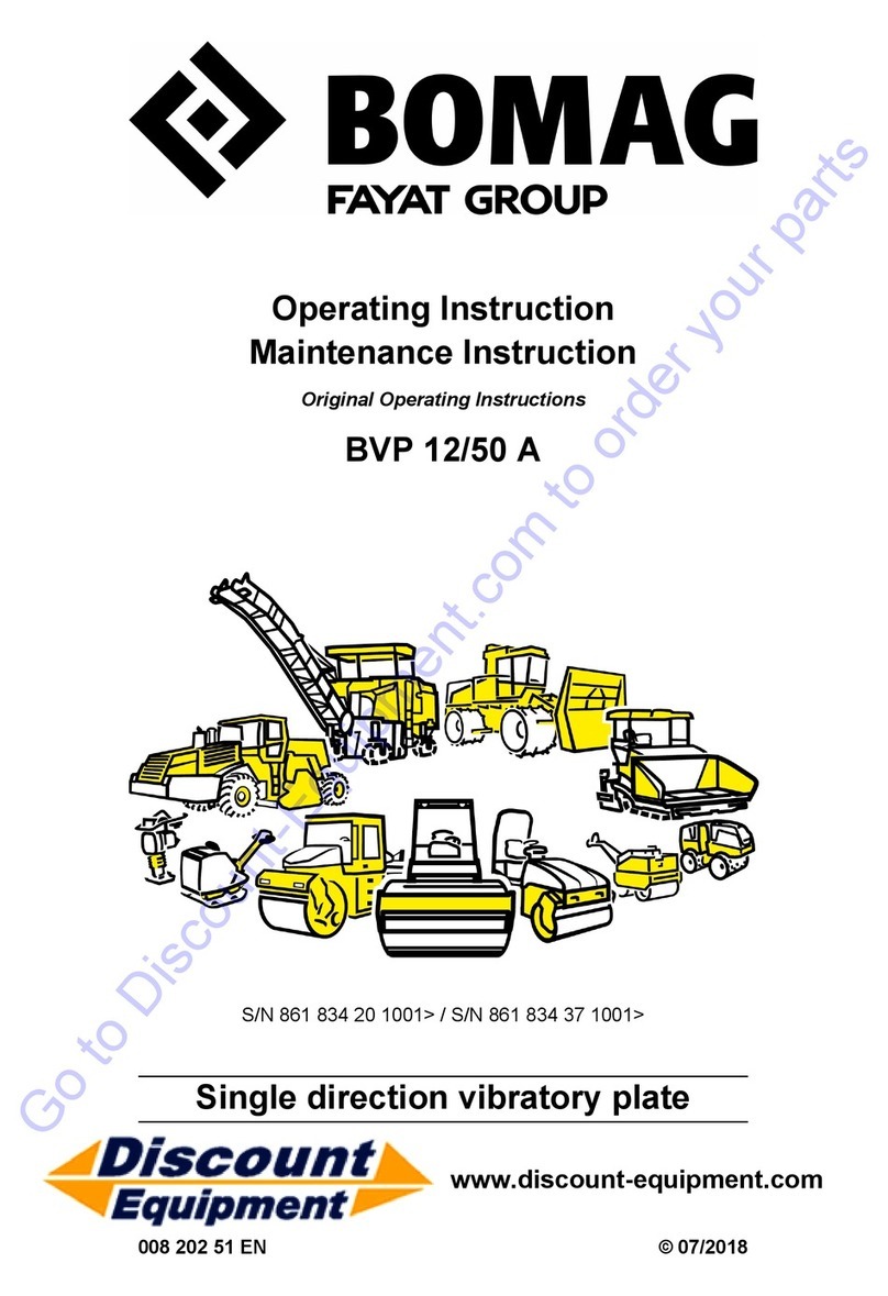 Dynapac BOMAG BVP 12/50 A User manual