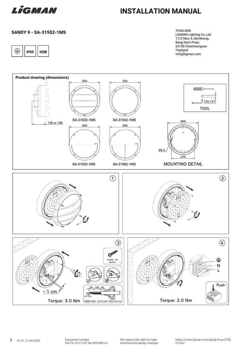 LIGMAN SANDY 9 User manual