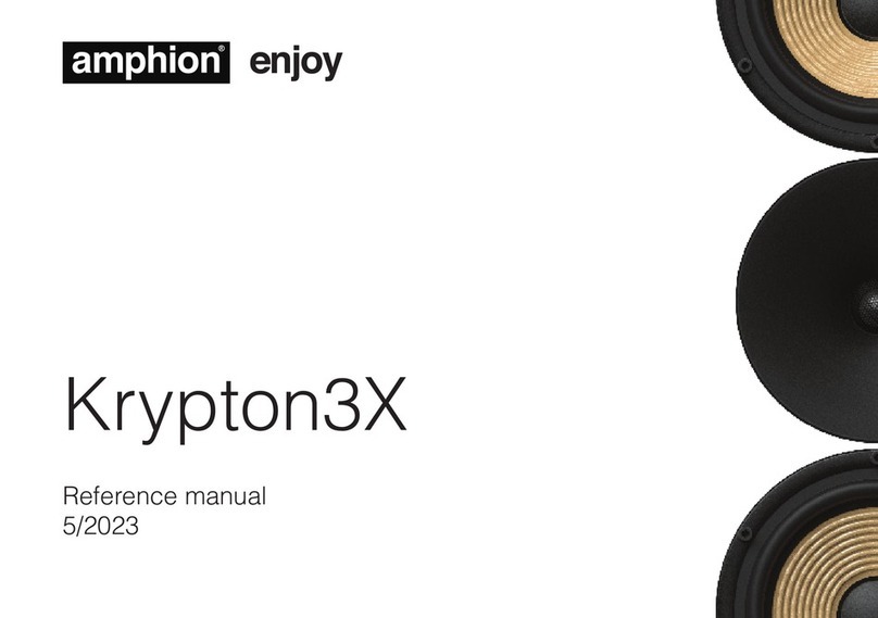 Amphion Krypton3X Reference manual