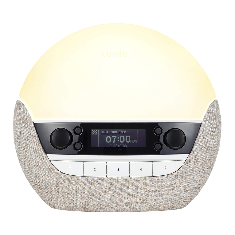 Lumie Bodyclock Luxe 750FM user manual