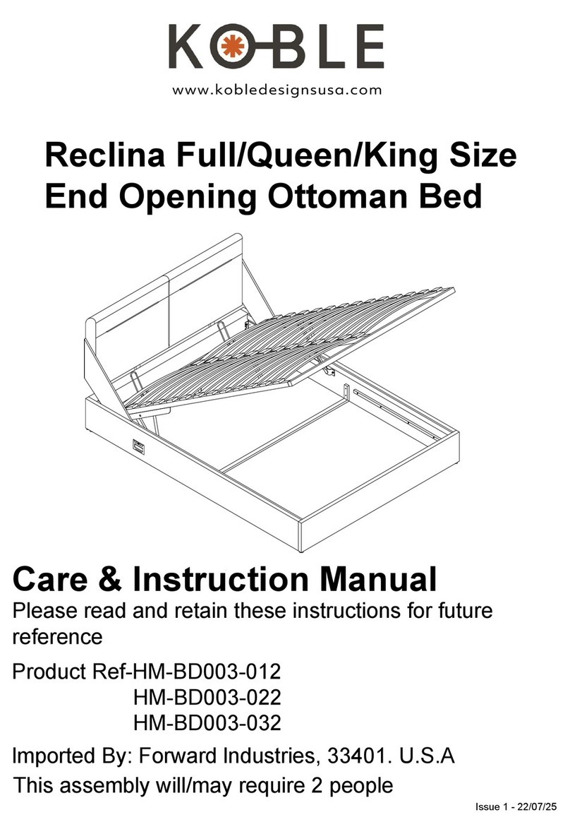 KOBLE HM-BD003-012 Care & instruction manual