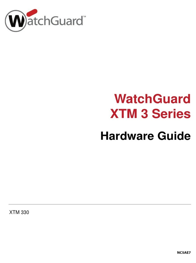 Watchguard XTM 3 Series Hardware guide