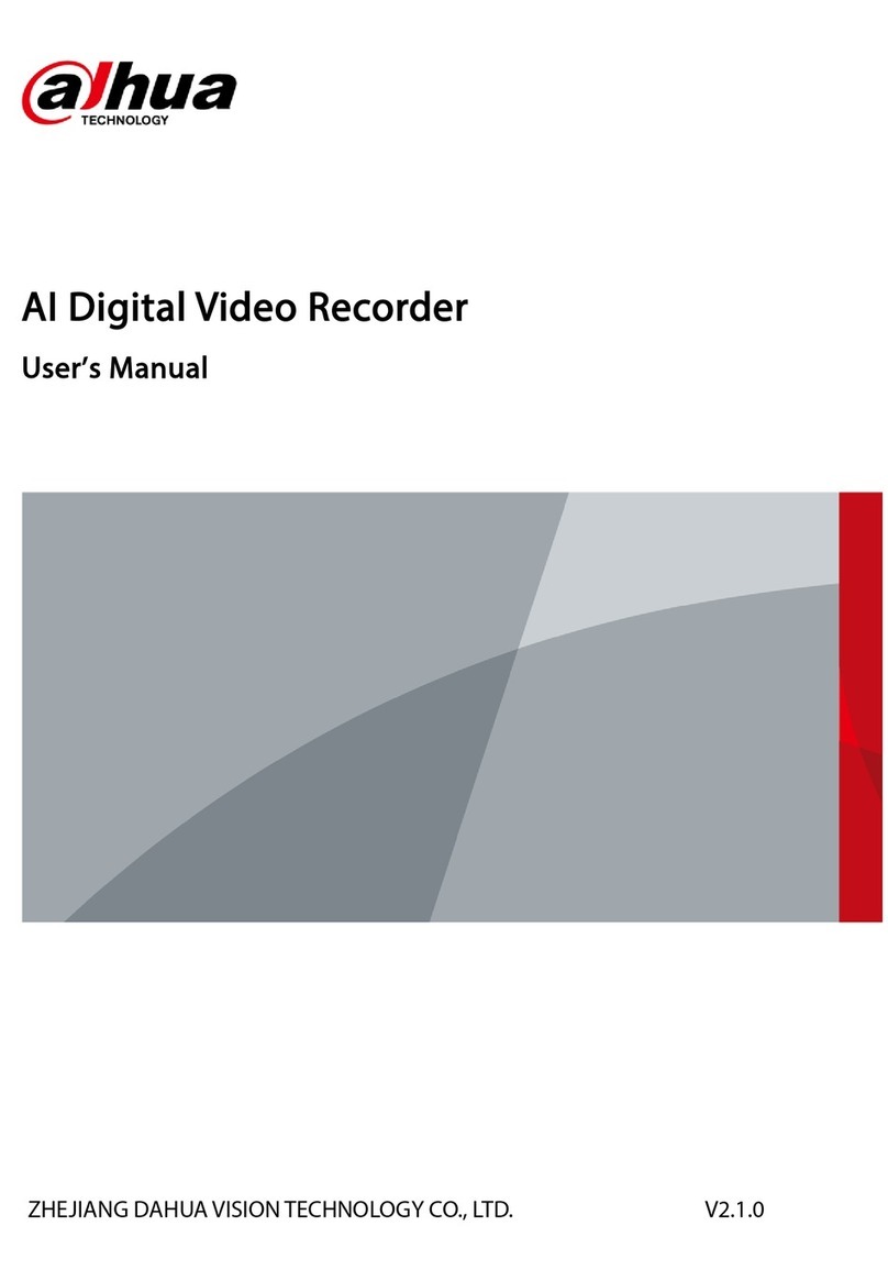 Dahua Technology DH-XVR5216AN-I3 user manual