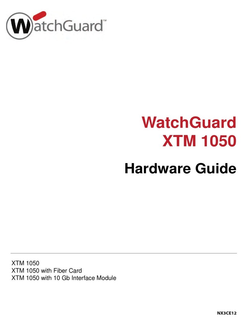 Watchguard NX3CE12 Installation instructions Watchguard NX3CE12 Installation instructions